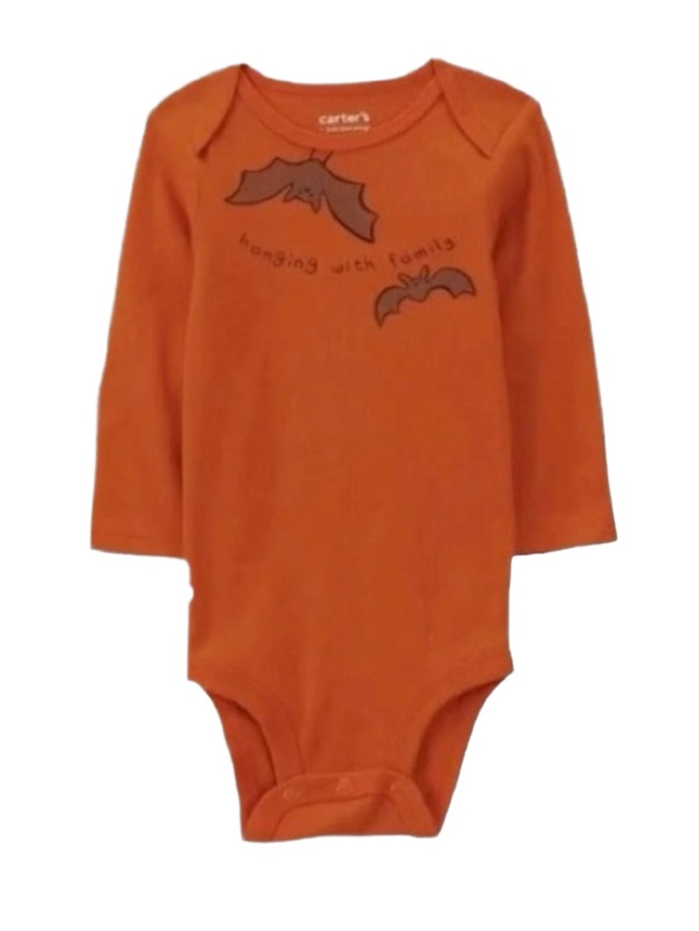 CARTER’S MY FIRST HALLOWEEN ONESIE - ORANGE SIZE VARIOUS (NEW WITH TAGS) A6